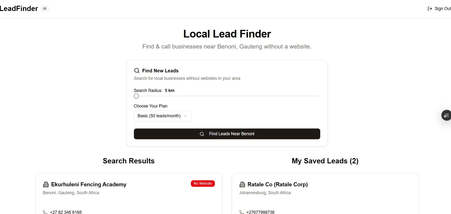 Lead Finder